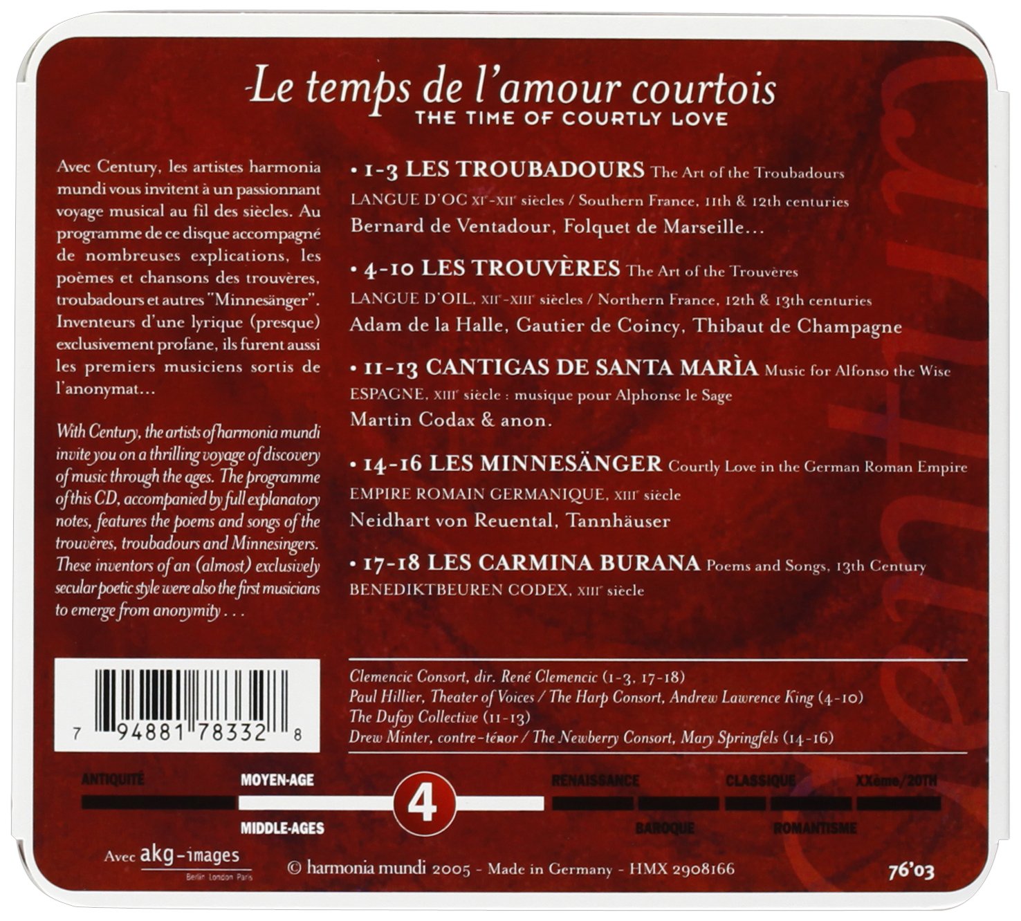 VA - Trouvères & Troubadours: Minnesänger & Other Courtly Arts (2005)