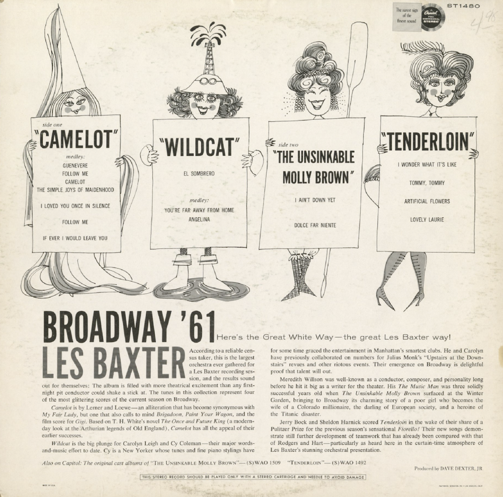 Les Baxter - Broadway '61 (1961) [Hi-Res]