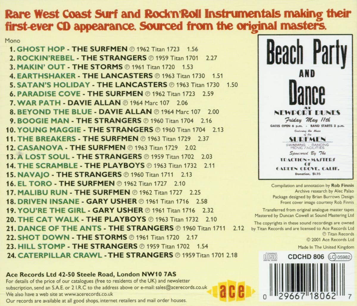 VA- Rare West Coast Surf Instrumentals (2001)