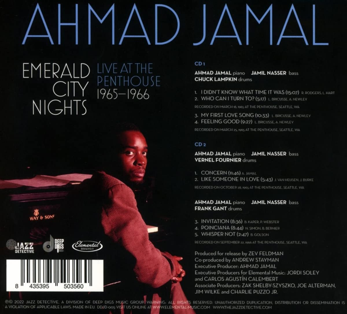 Ahmad Jamal - Emerald City Nights: Live At The Penthouse 1965-1966 (2022)