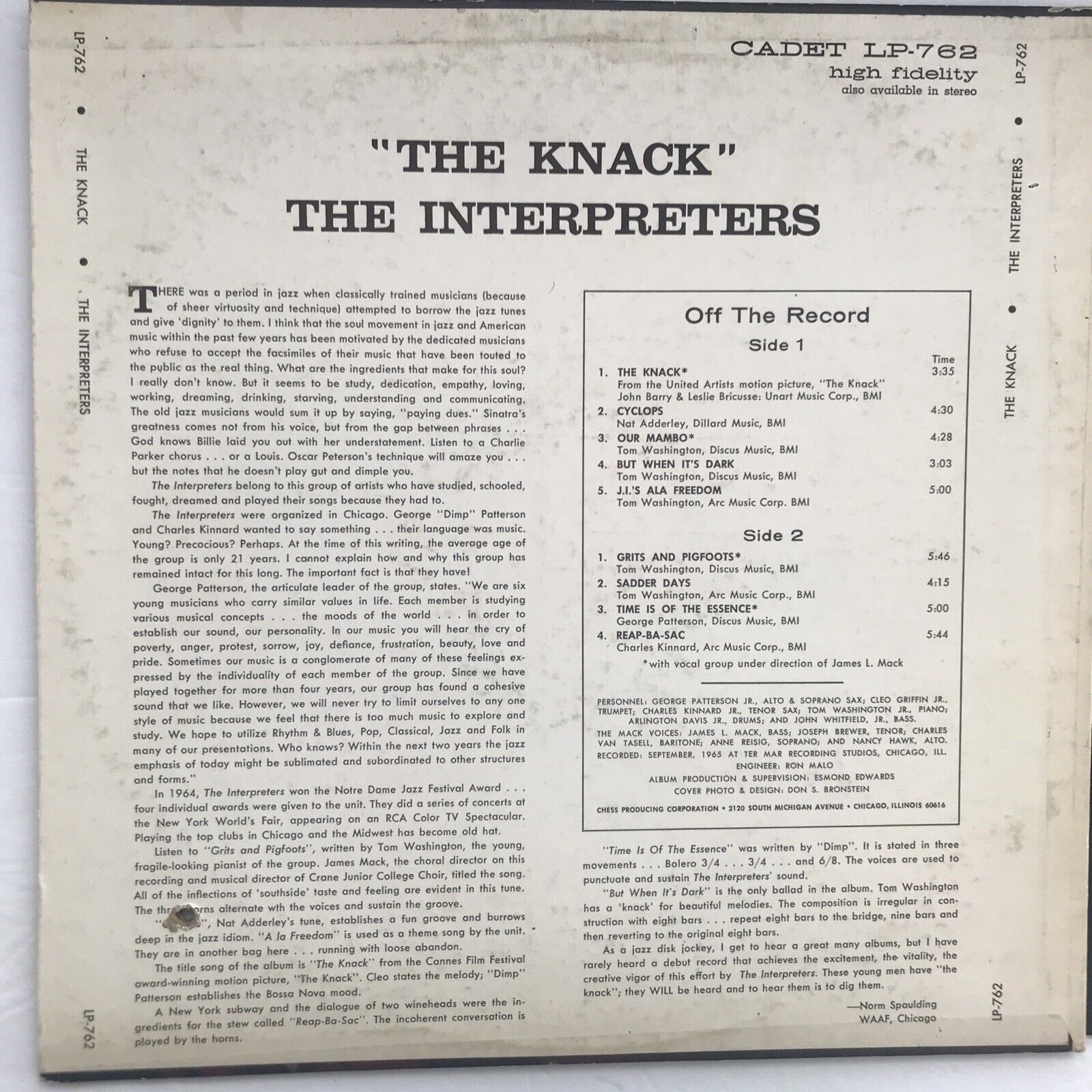 The Interpreters - The Knack (1965)