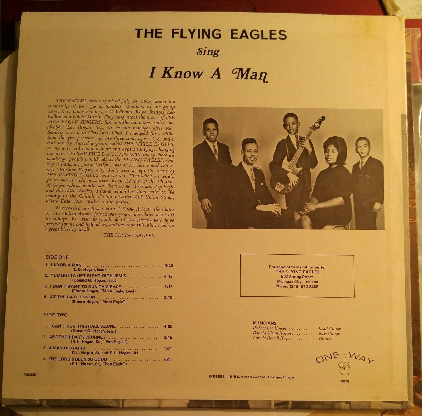 Flying Eagles Gospel Singers - I Know A Man (2024) [Hi-Res]