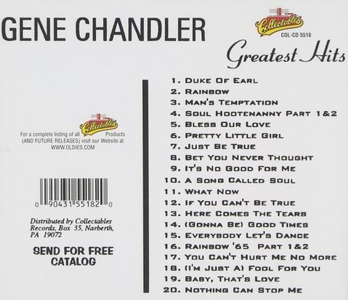 Gene Chandler - 20 Greatest Hits (1994)