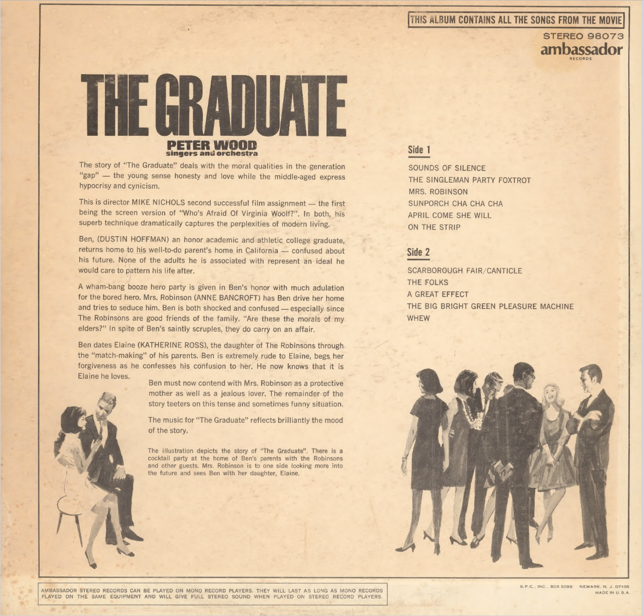Peter Wood Singers And Orchestra - The Complete Score From The Graduate (2025)