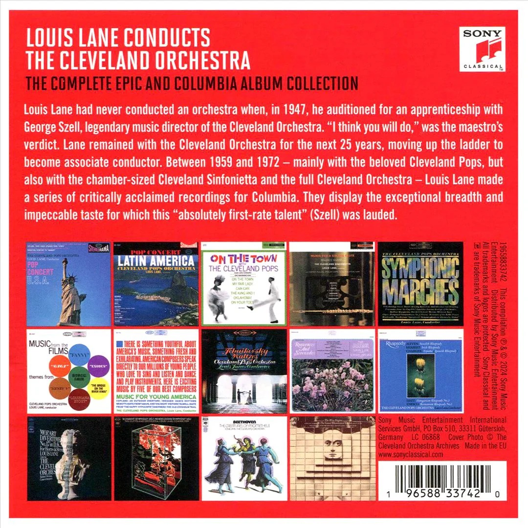 Louis Lane & Cleveland Orchestra - The Complete Epic and Columbia Album Collection (2024) {14CD Box Set}