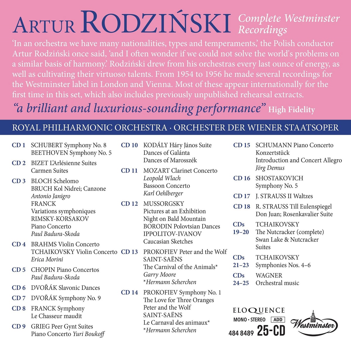 Artur Rodziński - Complete Westminster Recordings (2026)