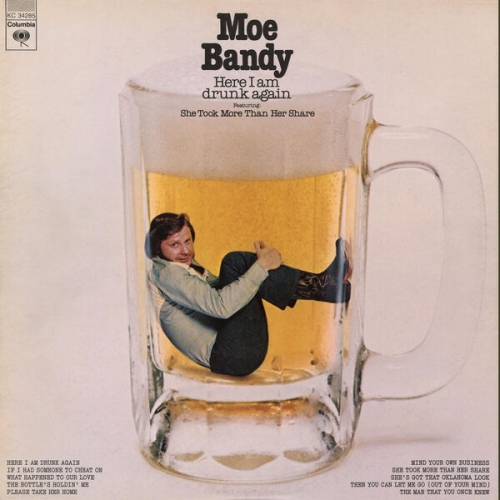 Moe Bandy - Here I Am Drunk Again (1976) [Hi-Res]