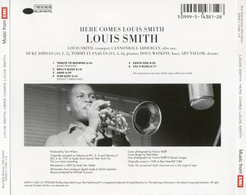 Louis Smith - Here Comes Louis Smith (1958) Flac