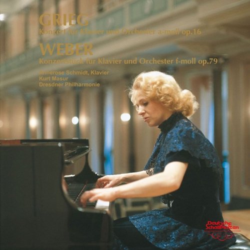 Annerose Schmidt, Dresdner Philharmonie, Kurt Masur - Grieg & Weber: Piano Concertos (1969) [2013] [HDTracks]