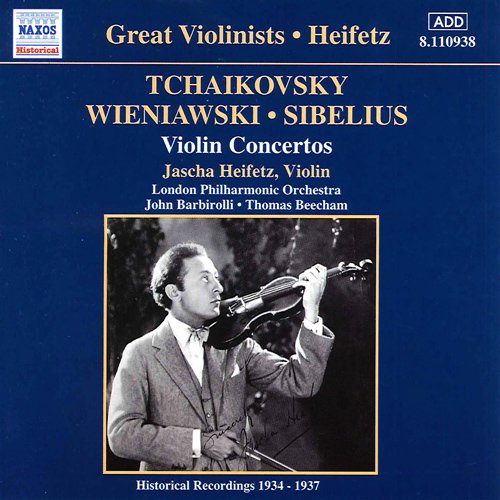 Jascha Heifetz - Tchaikovsky, Wieniawski, Sibelius: Violin Concertos (2000)