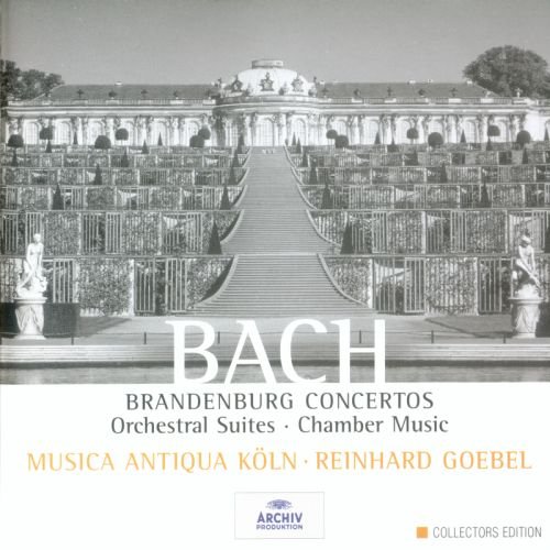 Musica Antiqua Koeln, Reinhard Goebel - J.S.Bach - Die Brandenburgische Konzerte, Orchestral Suites, Chamber Music (8CD) (1987)
