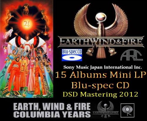 Earth, Wind & Fire - 15 Albums Japan Mini LP Blu-spec CD ● DSD Mastering (2012)