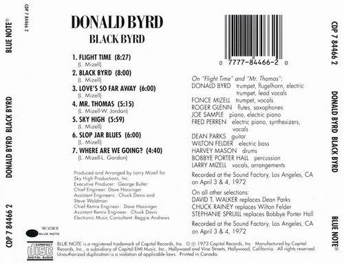Donald Byrd - Black Byrd (1973) Flac