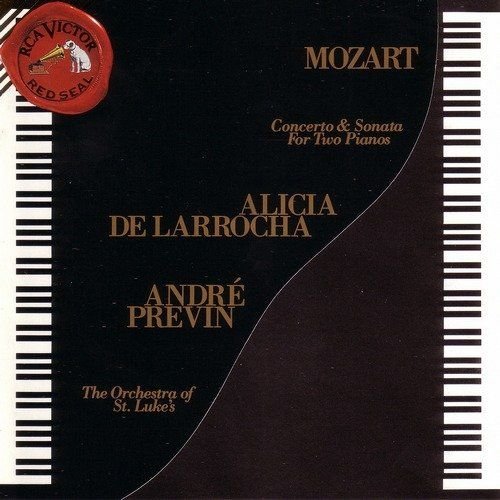 Alicia de Larrocha, Andre Previn - Mozart - Concerto and Sonata for Two Pianos (1995)