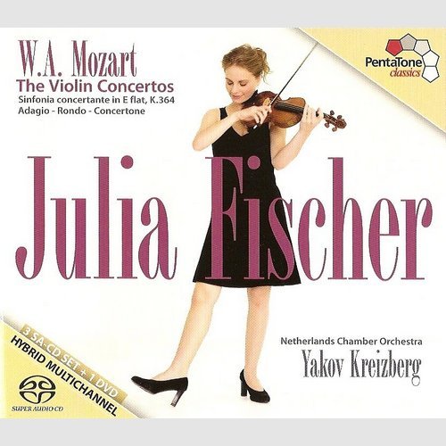 Julia Fischer - Mozart - The Violin Concertos / Sinfonia concertante in E flat, K.364 / Adagio - Rondo - Concertone (2011) lossless