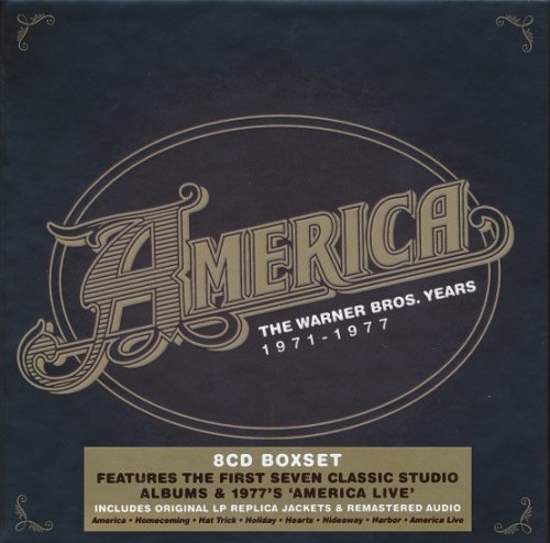 America - Warner Bros Years 1971-1977 [8CD Box Set] (2015)