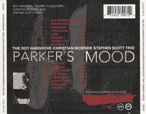 The Roy Hargrove, Christian McBride, Stephen Scott Trio - Parker's Mood (1995) Flac