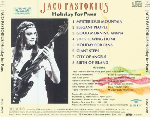 Jaco Pastorius - Holiday For Pans (1993)