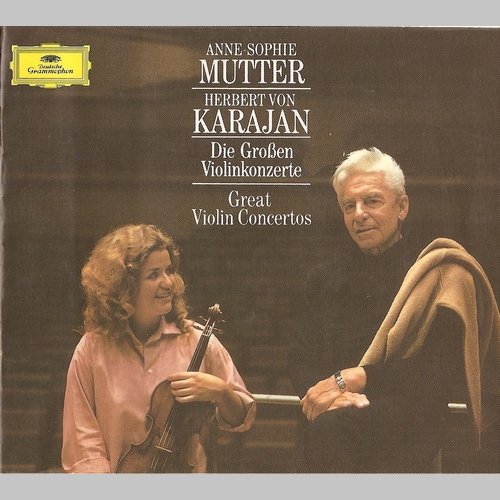 Anne-Sophie Mutter, Berliner Philharmoniker, Herbert von Karajan - Die Grossen Violinkonzerte (4CD) (1987)