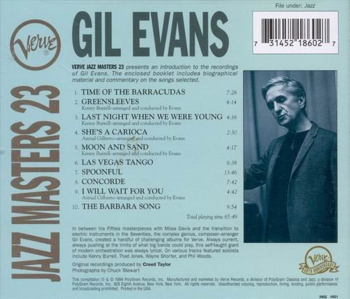 Gil Evans - Verve Jazz Masters 23 (1994)