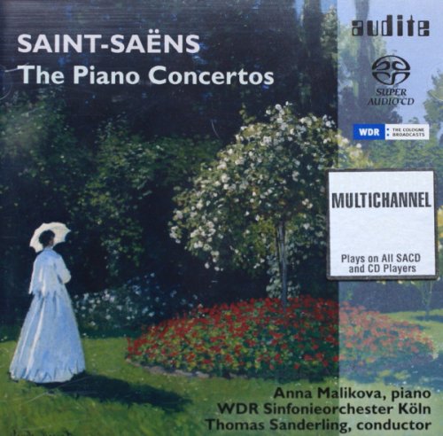 Anna Malikova, WDR Sinfonieorchester Köln, Thomas Sanderling - Saint-Saens - Complete Piano Concertos (2010)