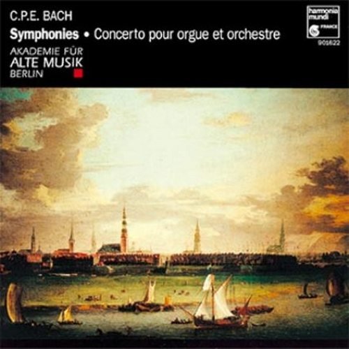 Christine Schornsheim, Akademie fur Alte Musik Berlin - C.P.E. Bach - Symphonies / Organ Concerto (1997)
