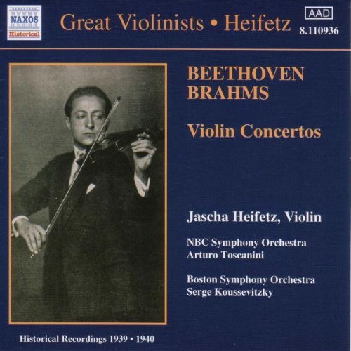Jascha Heifetz - Beethoven, Brahms: Violin Concertos (2000)