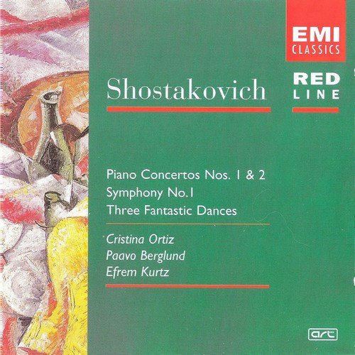 Cristina Ortiz - Shostakovich - Piano Concertos Nos. 1 & 2 / Symphony No.1 / Three Fantastic Dances (1999)
