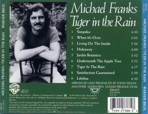 Michael Franks - Tiger In The Rain (1979)