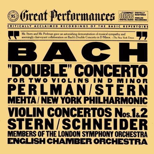 Isaac Stern, Itzhak Perlman - J.S.Bach, "Double" Concerto and Violin Concertos Nos. 1 & 2 (1983)