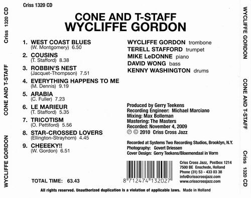 Wycliffe Gordon - Cone And T-Staff (2010) Flac