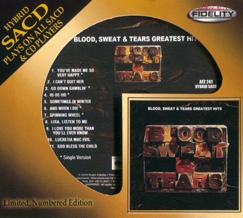 Blood, Sweat & Tears - Blood, Sweat & Tears Greatest Hits (1972) [2016 SACD]