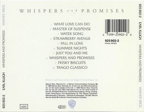 Earl Klugh - Whispers And Promises (1989)