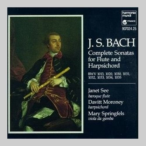 Janet See, Davitt Moroney, Mary Springfels - J.S. Bach - Complete Sonatas for Flute & Harpsichord (2CD) (1991)