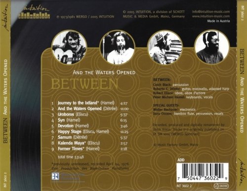 Between - And The Waters Opened (1973) Remastered (2007) CD Rip