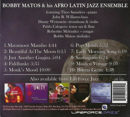 Bobby Matos Afro Latin Jazz Ensemble - Beautiful as the Moon (2011)