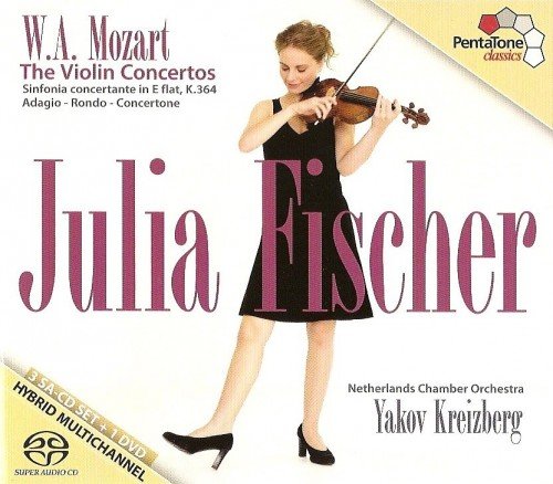 Julia Fischer, Yakov Kreizberg : Mozart - Complete Violin ConcertosRondos, Adagio, Sinfornia Concertante, Concertone (2011)