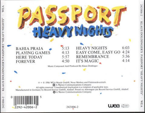 Passport - Heavy Nights (1986)