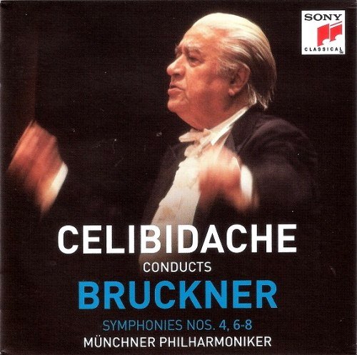 Sergiu Celibidache, Munchner Philharmoniker - Celibidache conducts Bruckner: Symphonies Nos.4, 6, 7, 8  (6 discs) (2012) [SACD]