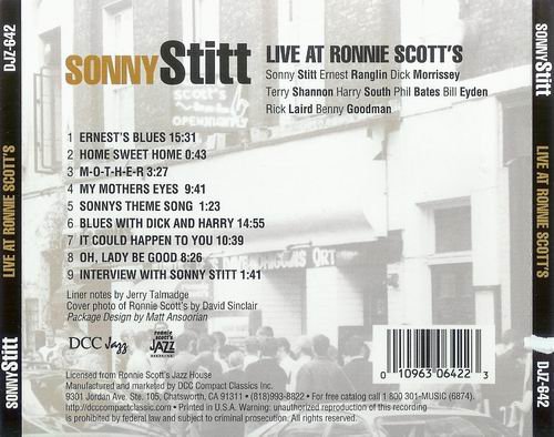 Sonny Stitt - Live at Ronnie Scott's (1999)