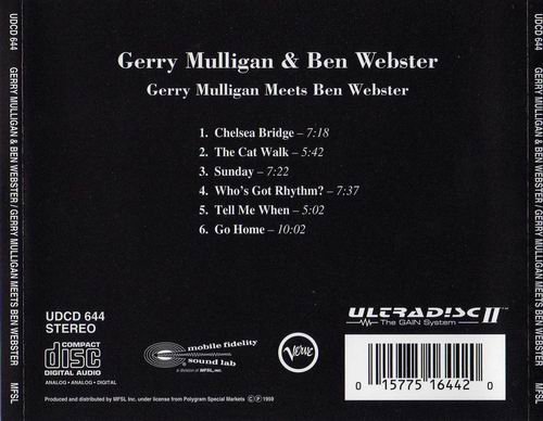 Gerry Mulligan & Ben Webster - Gerry Mulligan meets Ben Webster(1959)