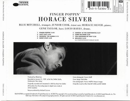 Horace Silver - Finger Poppin' (1959)