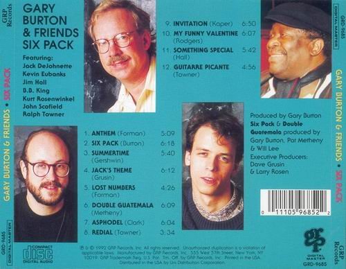 Gary Burton And Friends - Six Pack (1992)