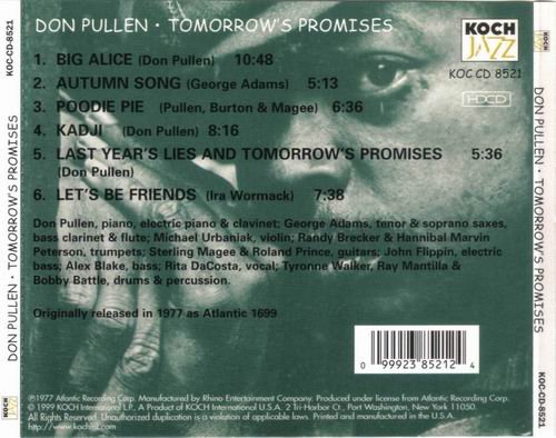 Don Pullen - Tomorrow's Promises (1977)