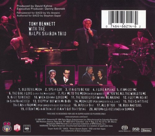 Tony Bennett - Tony Bennett Celebrates 90 2016 FLAC MP3