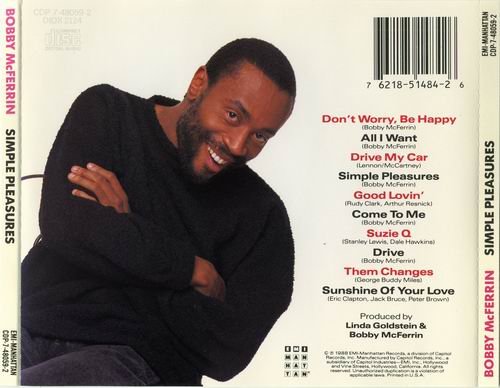 Bobby McFerrin - Simple Pleasures (1988) Flac