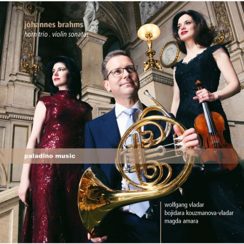 Bojidara Kouzmanova-Vladar - Brahms: Horn Trio & Violin Sonatas (2017) [Hi-Res]