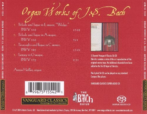 Anton Heiller - J.S. Bach: Organ Works [SACD] (2004) PS3 ISO + HDTracks