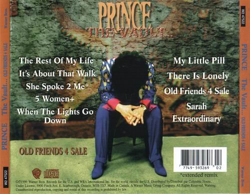 Prince - The Vault... Old Friends 4 Sale (1999)