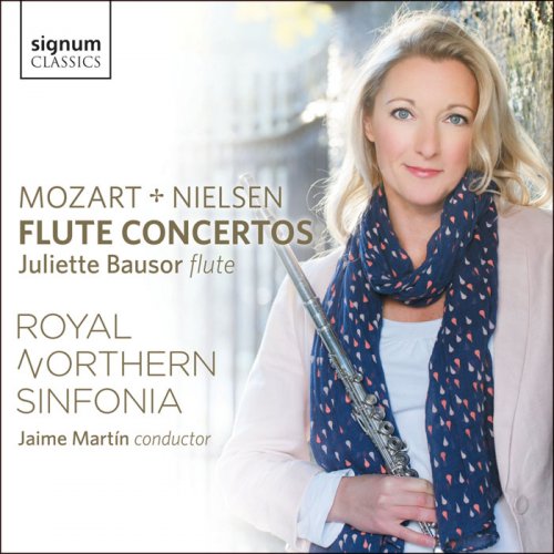 Juliette Bausor - Mozart & Nielsen Flute Concertos (2016) [Hi-Res]